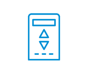 Thermostat service icon.